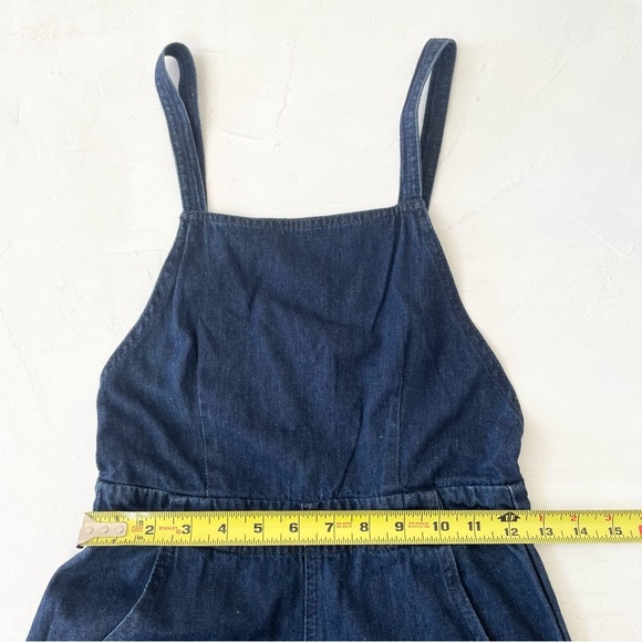 ROLLA’S Alice Denim Overalls Wide Leg Flare Jumpsuit Size 24 - Picture 9 of 14